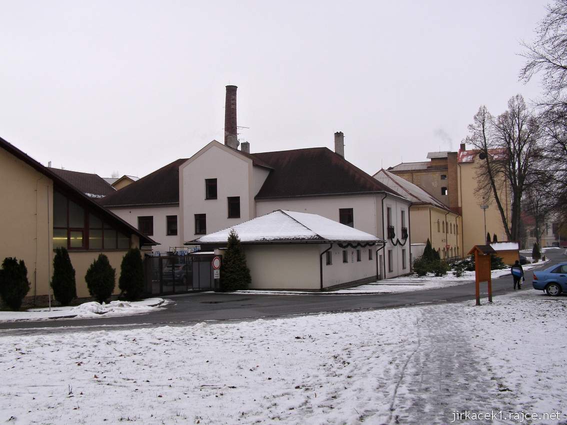 Pivovar Choceň - vjezd do areálu pivovaru