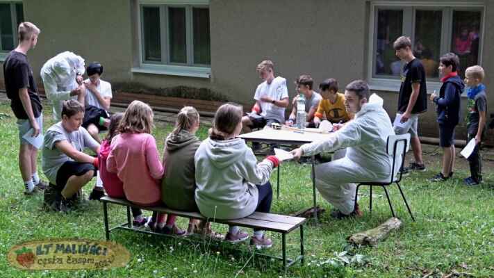 LT Maliňáci - Cesta časem - Fotografie pořízené na dětském pobytovém táboře LT Maliňáci s tématikou Cesta časem