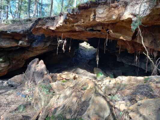 Jeskyně na Svatavském vrchu - propadlý strop