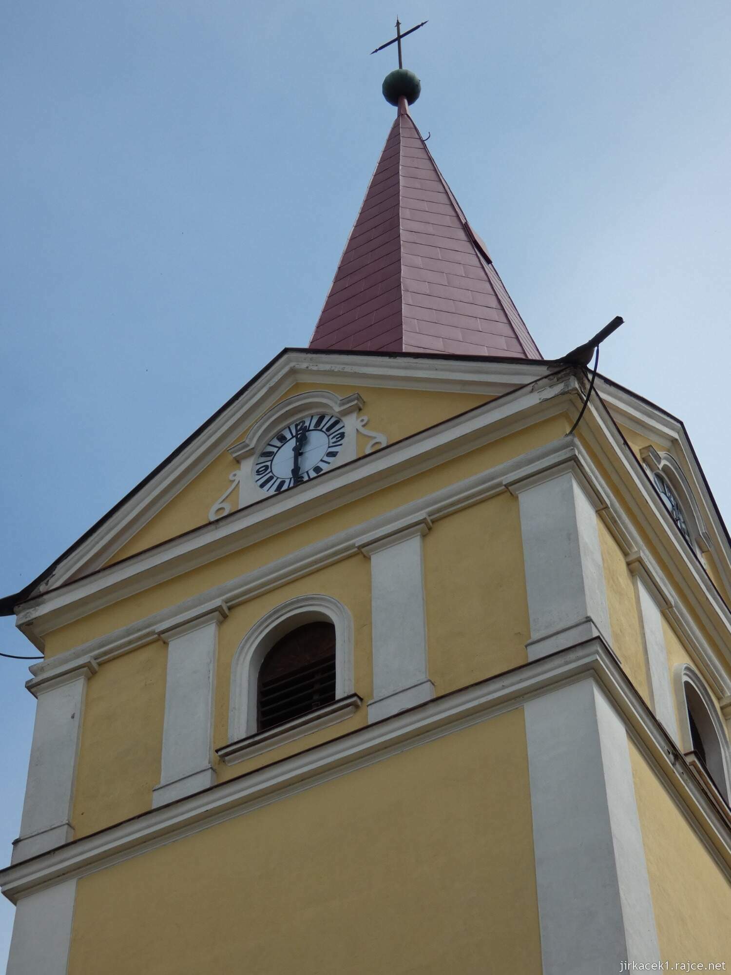 Koryčany - kostel sv. Vavřince - věž