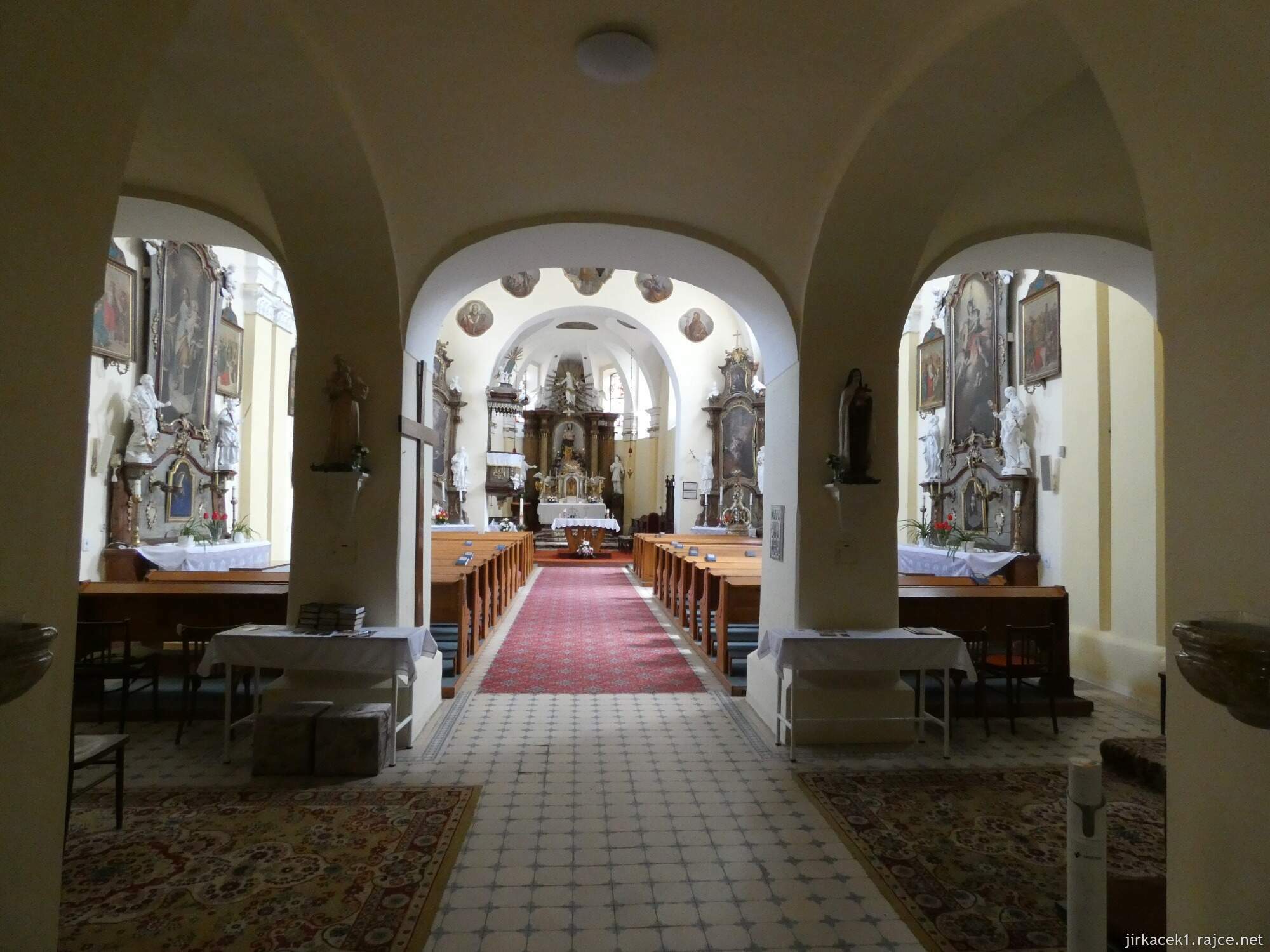 Koryčany - kostel sv. Vavřince - interiér