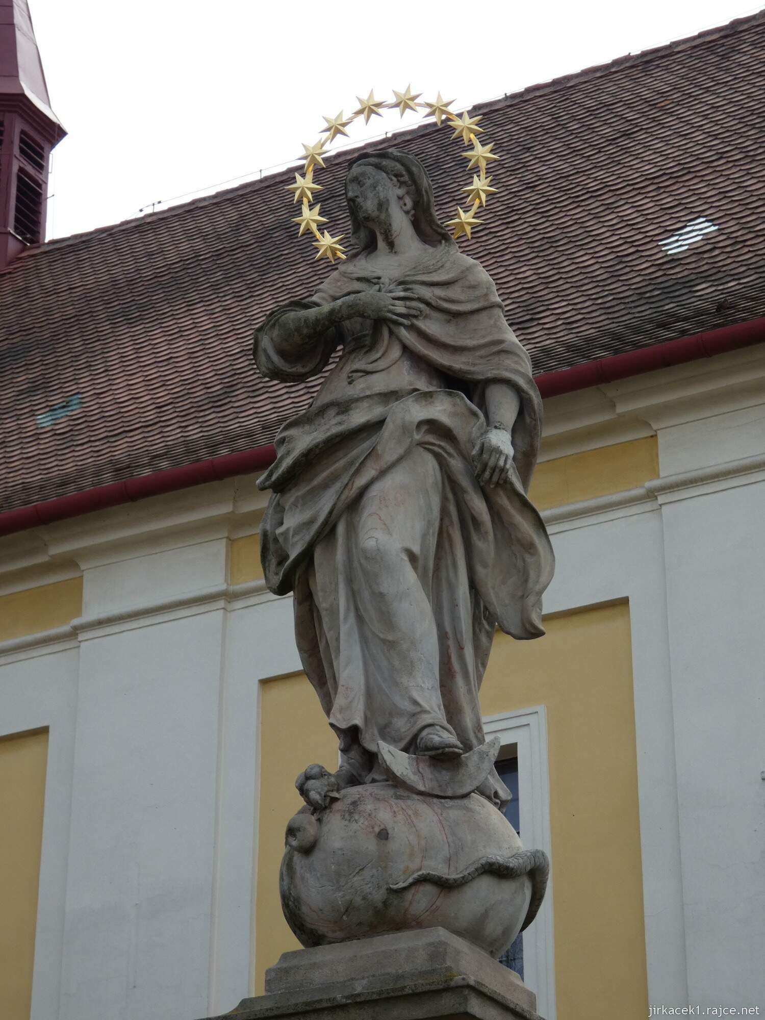 Koryčany - kostel sv. Vavřince - Socha Panny Marie