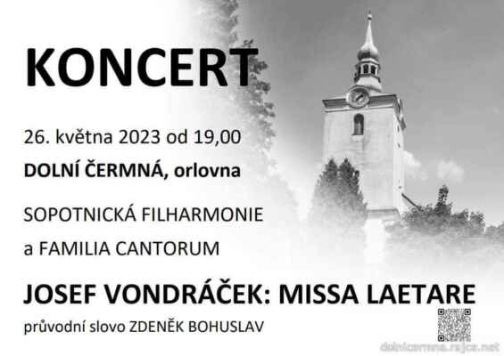 Koncert J.Vondráček Missa Laetare 26.5.2023