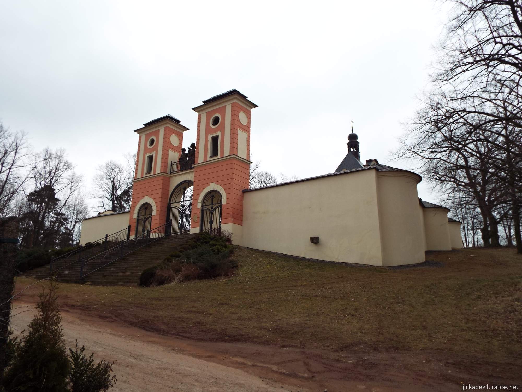 Jaroměřice u Jevíčka - Kalvárie - Kostel Povýšení sv. Kříže