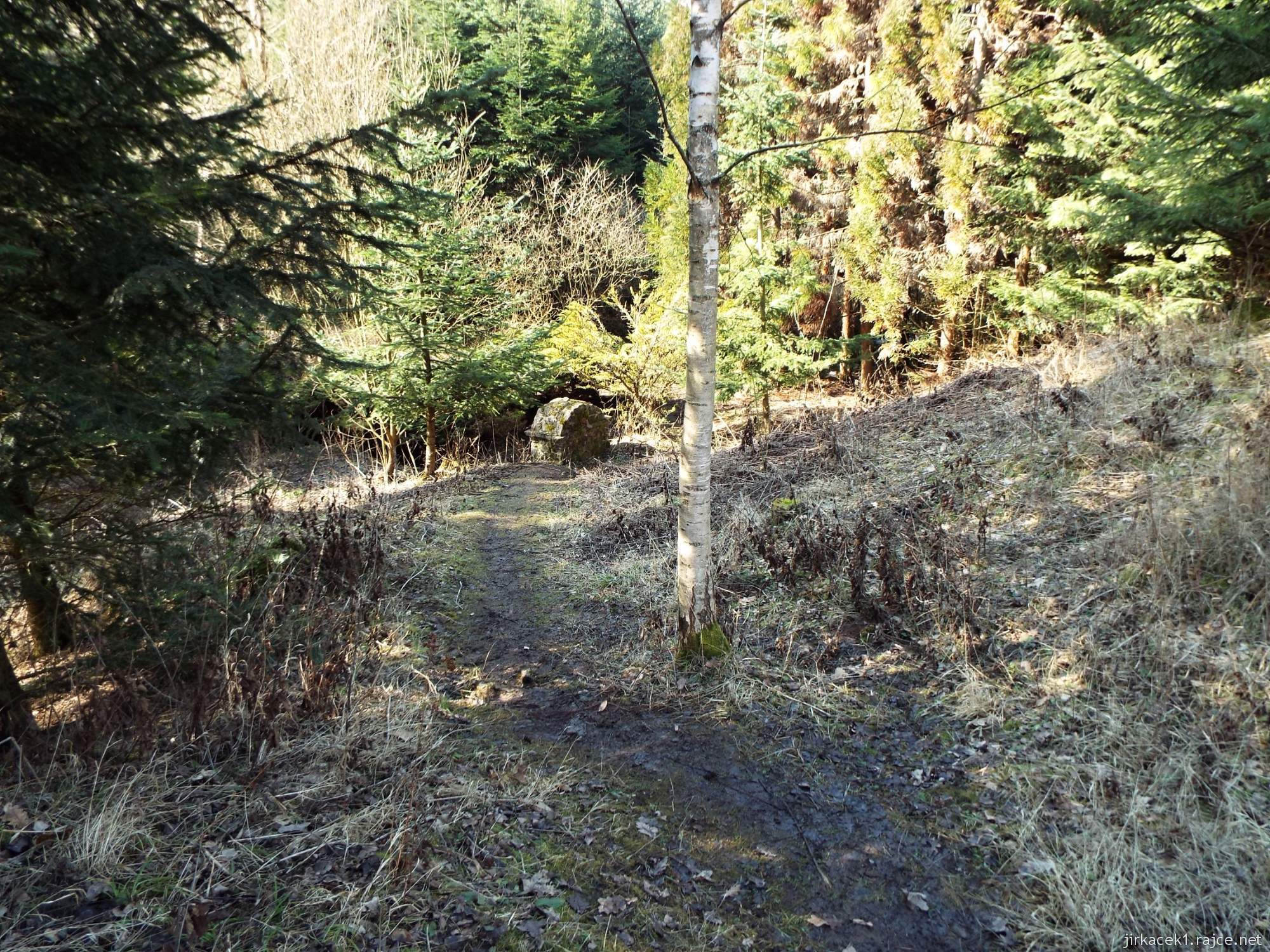 Bílovice nad Svitavou - studánka Stanislava Lolka - cestička ke studánce