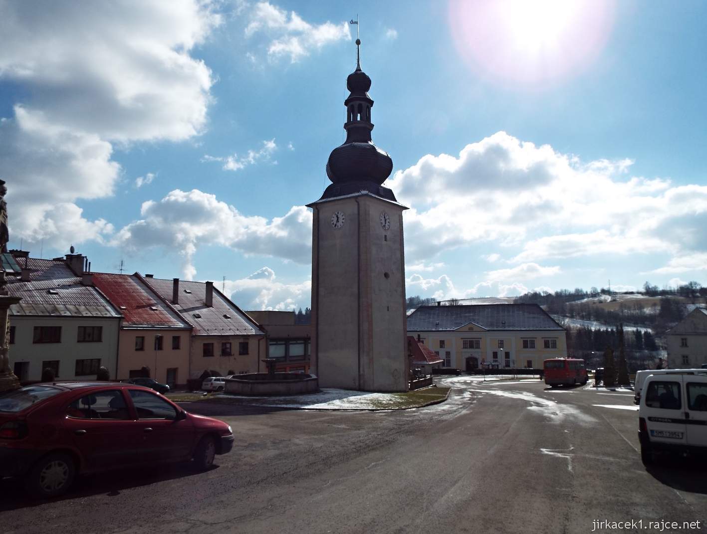 Potštát - Bočkovo náměstí 08 - Hodinová věž