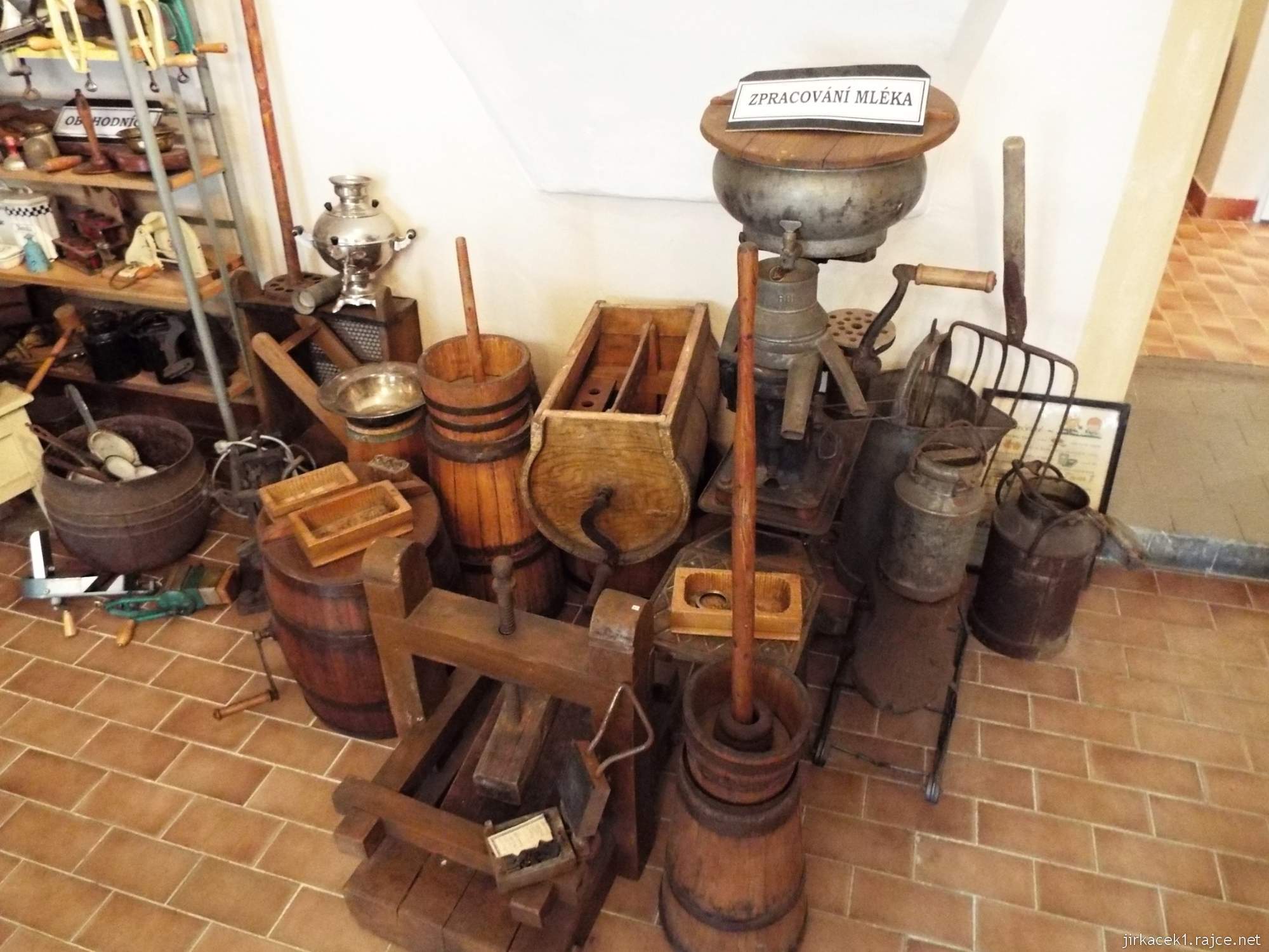 zámek Konice - muzeum řemesel v 1.místnosti