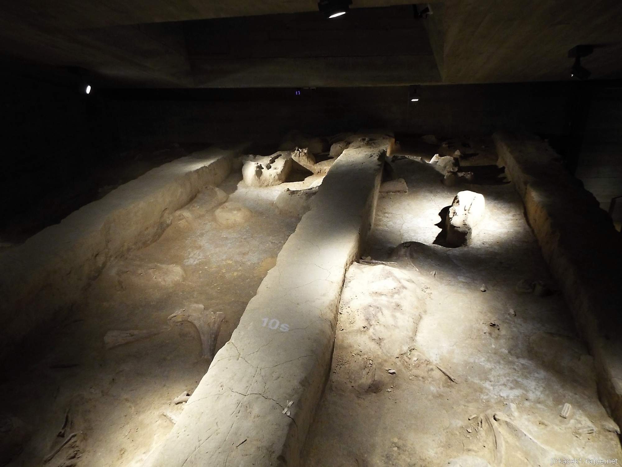 Archeopark Pavlov 21 - expozice Skládka mamutích kostí