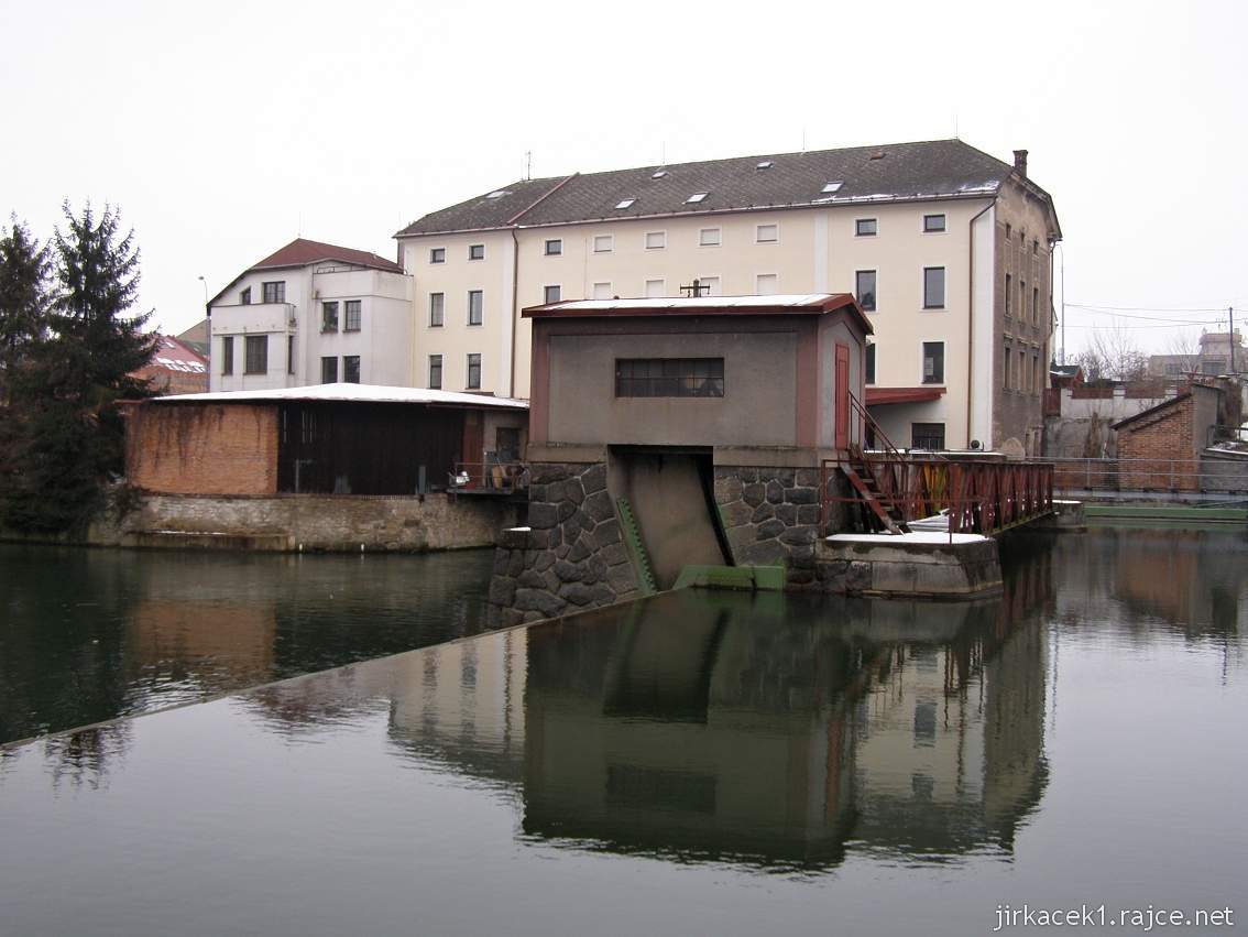 Choceň - Horní mlýn na Podskalí - jez na Tiché Orlici